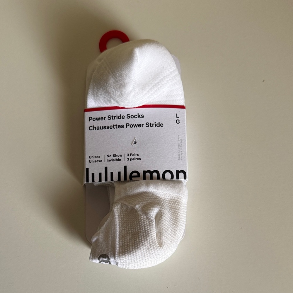 lululemon athletica Power Stride Socks in White
